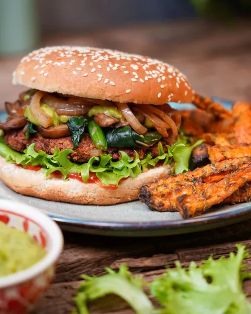 Veganer Burger Hero 