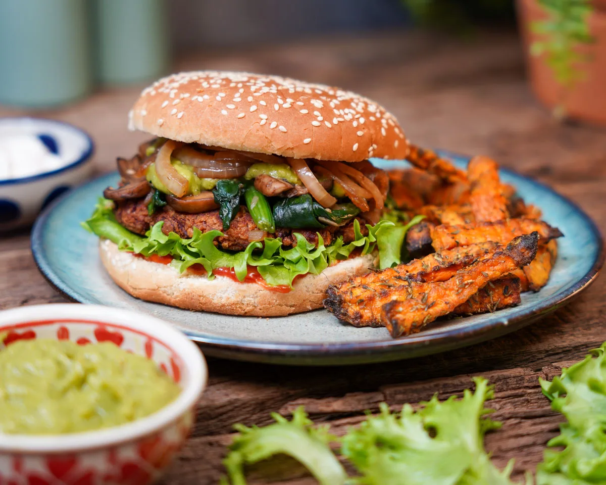 Veganer Burger Hero 