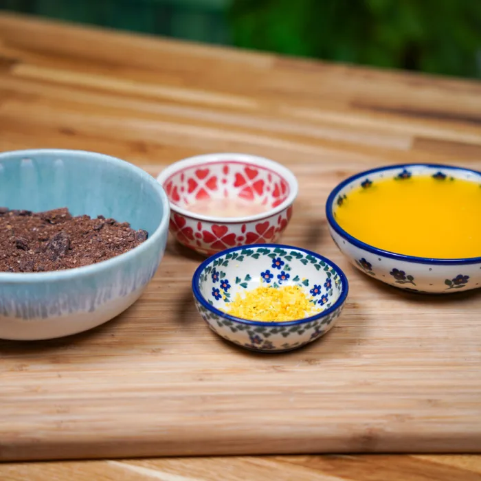 Vegan cheesecake, step 1: preparation