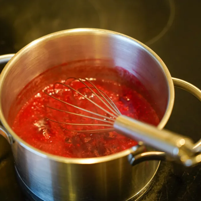 Vegan cheesecake, step 5