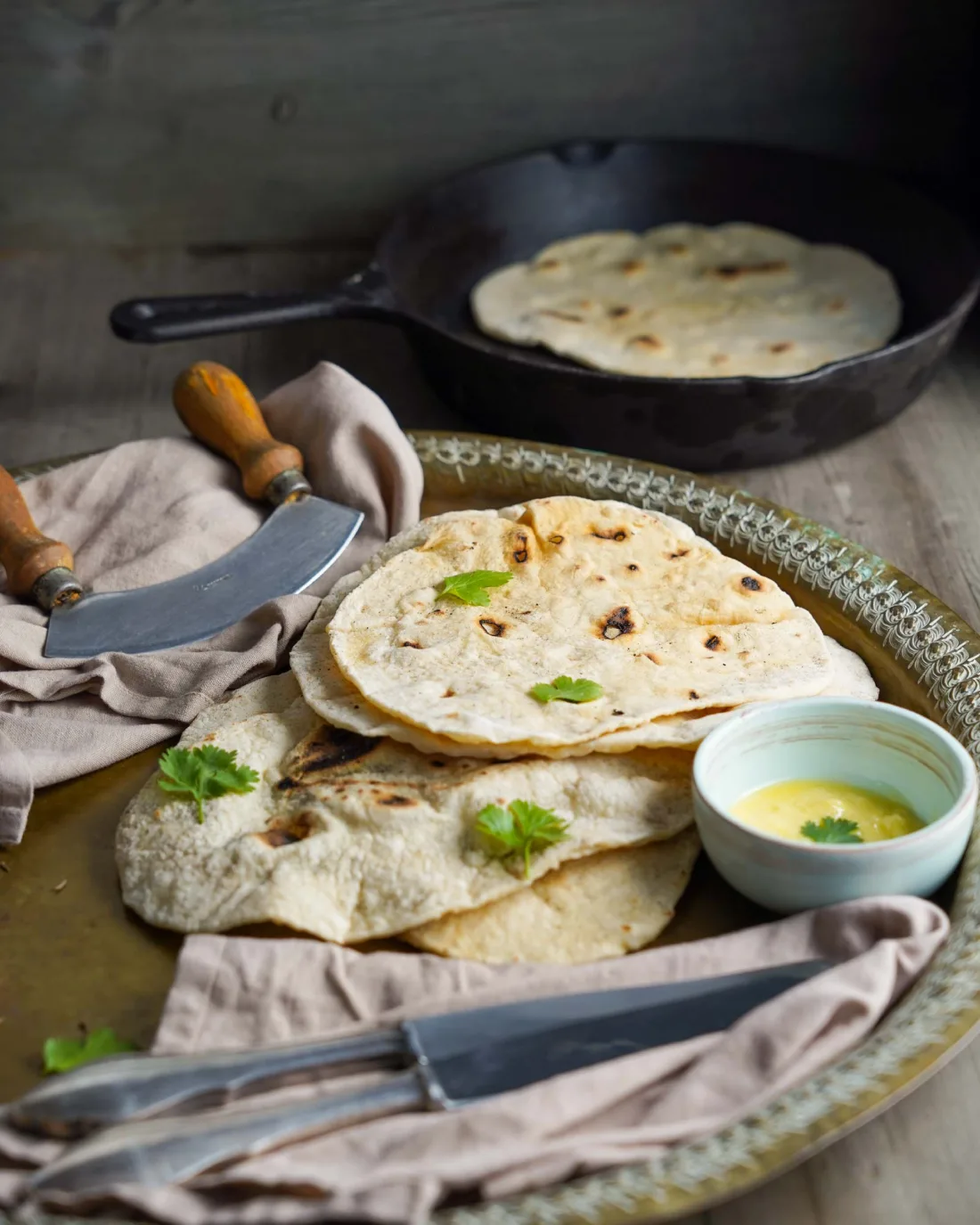 Vegan naan bread, highlight 00