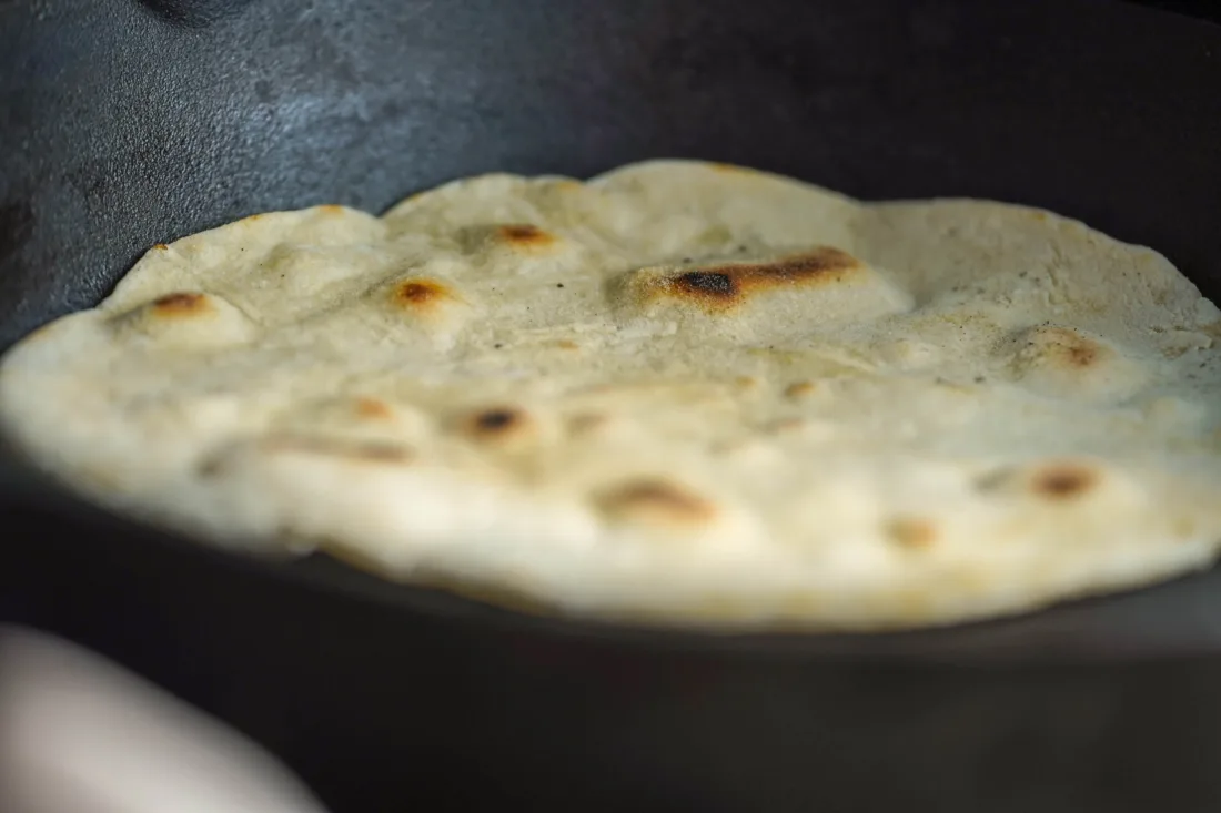 Vegan naan bread, highlight 02