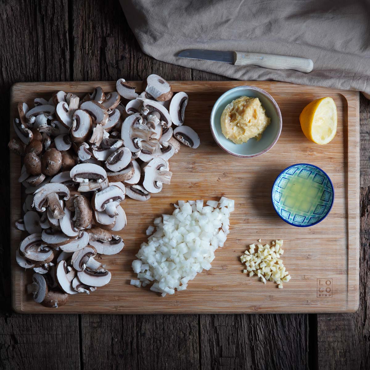 Veganes Risotto Step 1 Zubereitung