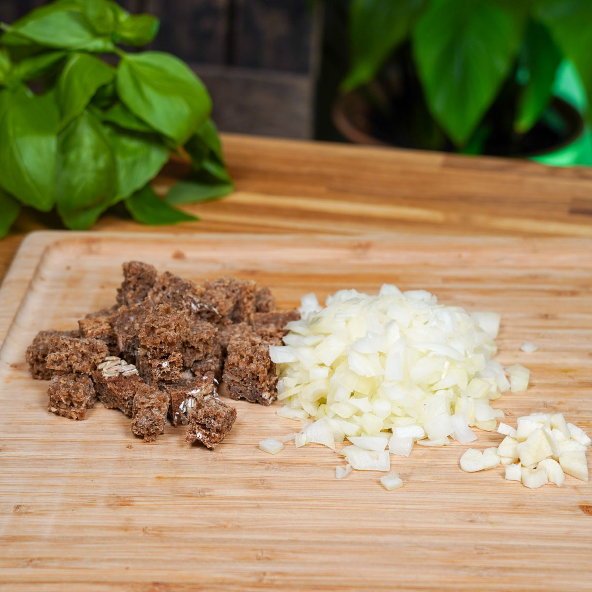 Vegane Tomatensuppe Schritt 1 Vorbereitung