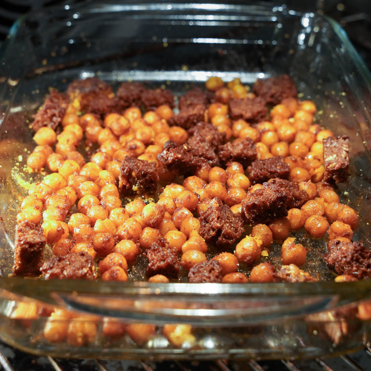 Vegane Tomatensuppe Schritt 2b Croutons