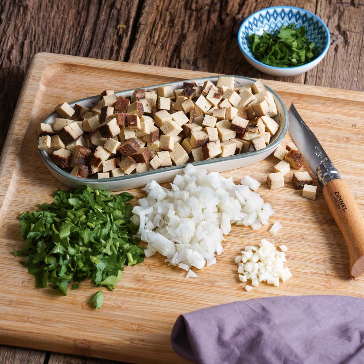 Vegane Spaghetti Carbonara Schritt 1