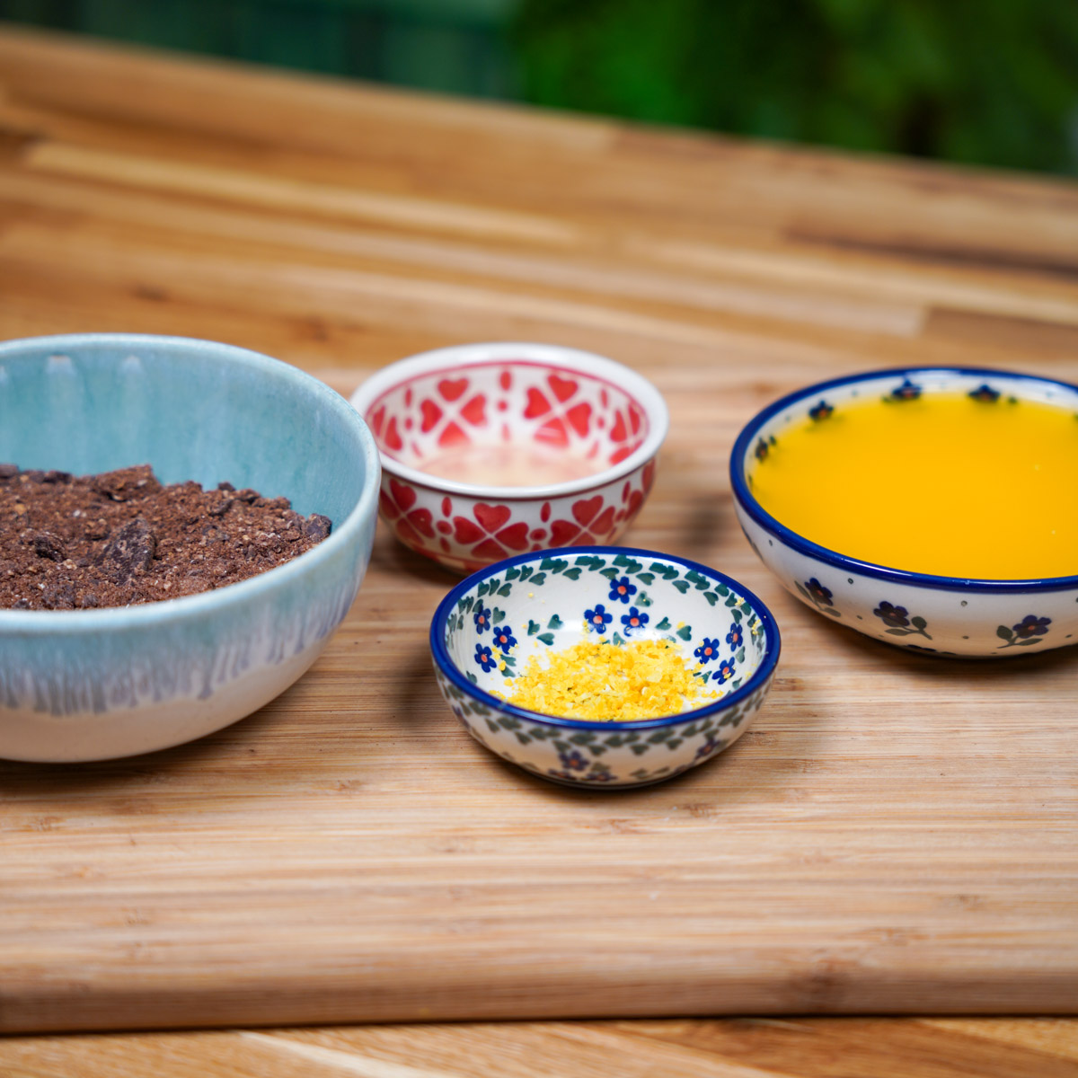 Veganer Käsekuchen Schritt 1 Vorbereitung