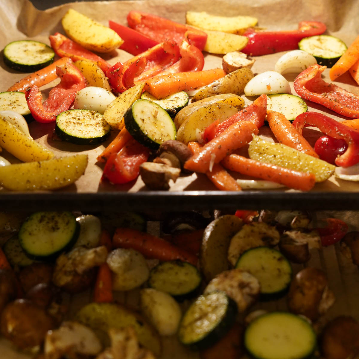 Ofengemüse im Ofen