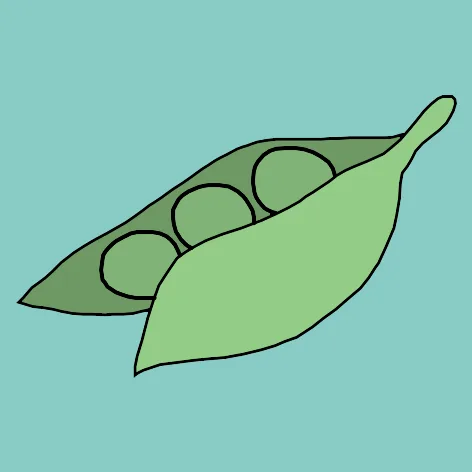 Logo of the Easy Peasy Vegan website